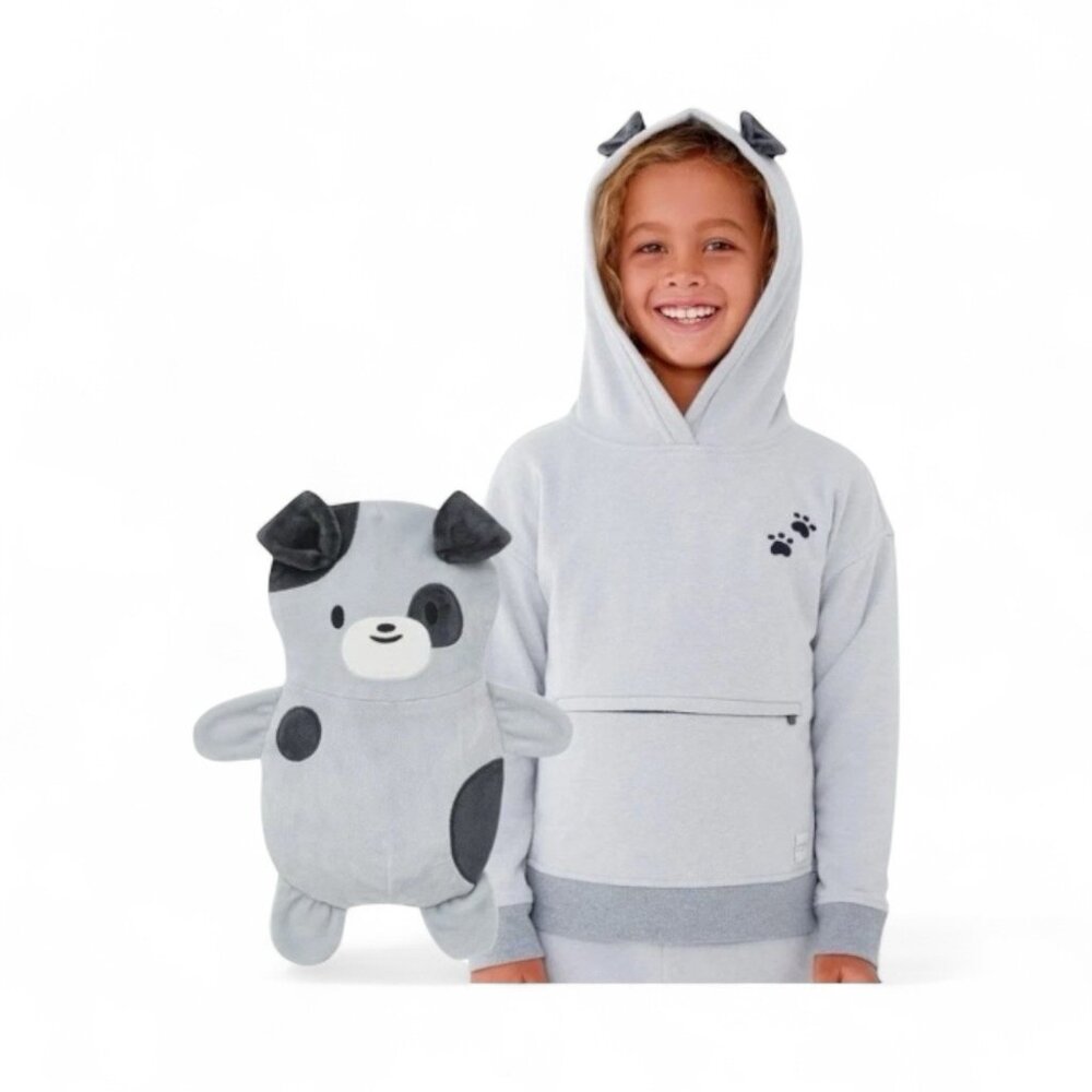 Cubcoats Unisex Kids Ages 4-5 Hoodie Sweatshirt Converts Pimm‎ Plushie NWT 0620